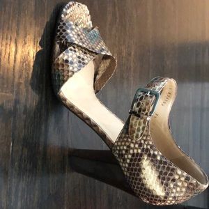 Cole Han collection python heels.
